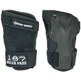 187 Derby Wrist Guards - Black