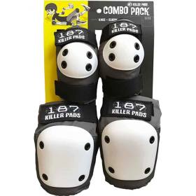 187 Combo Pack Knee & Elbow Pad Set - Grey