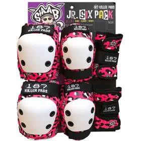 187 Jr. Six Pack Pad Set - Kevin Staab Pink