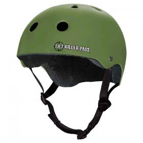 187 Pro Skate Sweatsaver Helmet - Matte Army Green