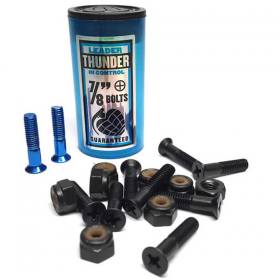 7/8" Phillips Thunder Trucks Bolts Hardware - Black/Blue