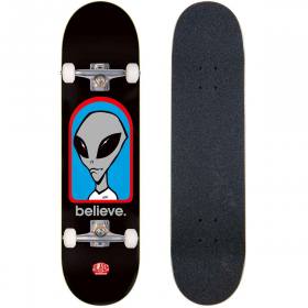 Alien Workshop Believe Complete Skateboard - Black 7.75x31.625