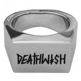 Deathwish Square Up Ring - Silver