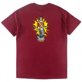 Flip Lance Mountain Tin Toy T-Shirt - Maroon