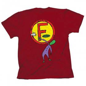 Foundation Circle F Bird T-Shirt - Burgundy