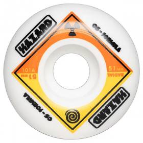 51mm 101a Madness Hazard Bio CS Radial Wheels - White