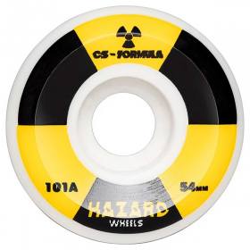 54mm 101a Madness Hazard Radio Active CS Conical Wheels - White
