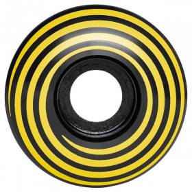 51mm 101a Madness Hazard Swirl CP Radial Wheels - Black