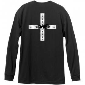 Madness Cross Long Sleeve T-Shirt - Vintage Black