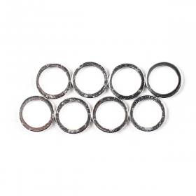 Mini Logo Axle Washers - Silver (Set Of 8)