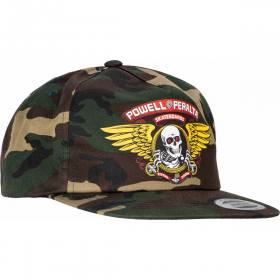 Powell Peralta Winged Ripper Snapback Hat- Camo
