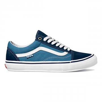 Vans Skate Old Skool Pro Shoes - Navy/White | SoCal Skateshop