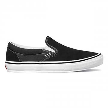 靴 Vans Slip On Pro Hosoi 27cm skate Vans Skate Slip On Pro Shoes - Black/White | SoCal Skateshop