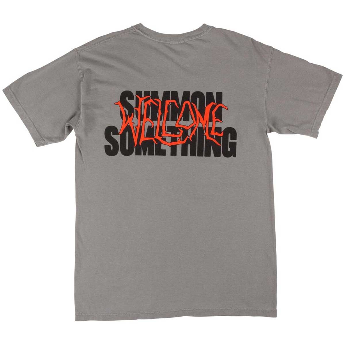 Welcome Summon Garment-Dyed T-Shirt - Grey | SoCal Skateshop