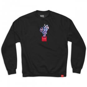 Chocolate Psych Bike Crewneck Sweatshirt - Black