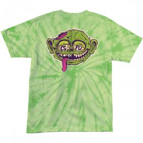 Creature SHREDDED Skateboard T Shirt KELLY GREEN MEDIUM