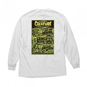 Kelly Green CREATURE Skateboard Tee Large Imp T-Shirt 