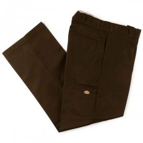 Dickies Loose Fit Double Knee Work Pants - Dark Brown