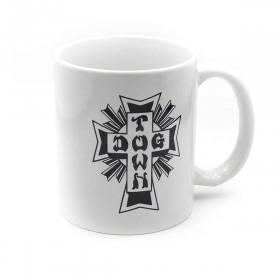 Dogtown Cross Logo Mug - White/Black