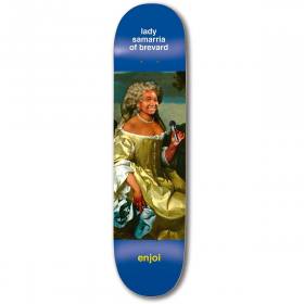 8x31.6 Enjoi Samarria Brevard Renaissance Full Shape Impact Deck - Blue