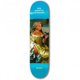 8.375x32.2 Enjoi Samarria Brevard Renaissance Full Shape R7 Deck - Light Blue