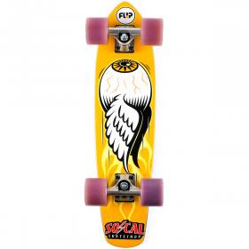 Flip Eyeball Complete Skateboard - Yellow #6 7.38x29.25