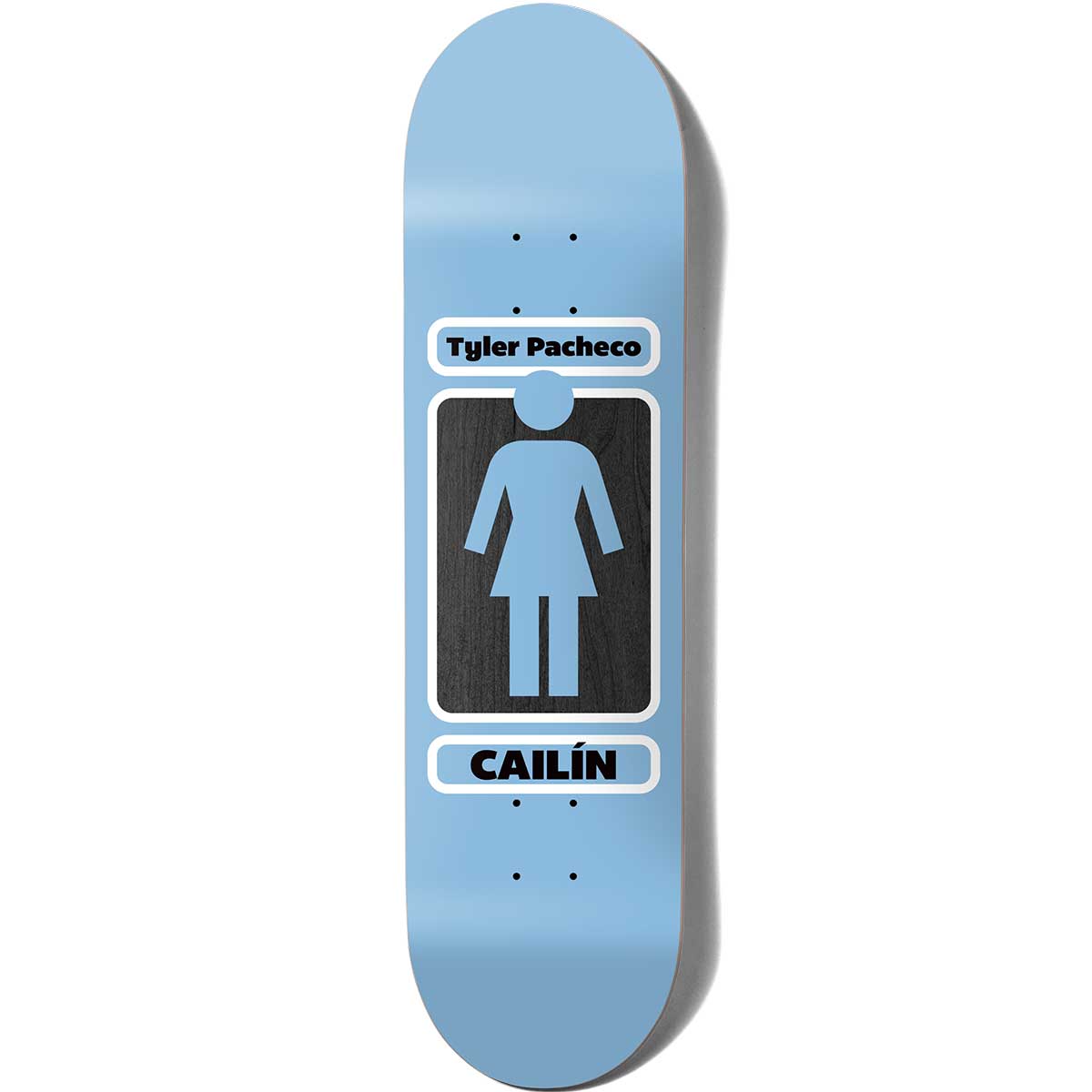 Details about   Girl Skateboard Deck Pacheco 93 Til Olive 8.125" with Grip 