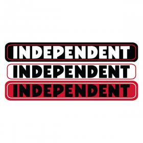 Independent Trucks Bar Vinyl Sticker - 8" x 1.2" Assorted Colors