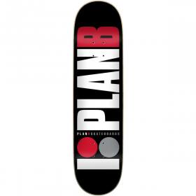 Plan B Sheckler Blood Red Planche de skateboard Noir 8,25