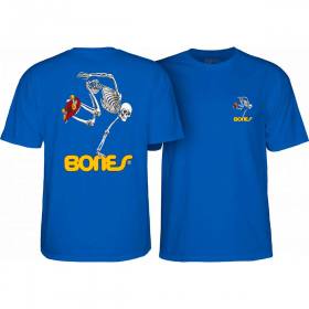 Powell Peralta Skateboarding Skeleton Youth T-Shirt - Royal Blue