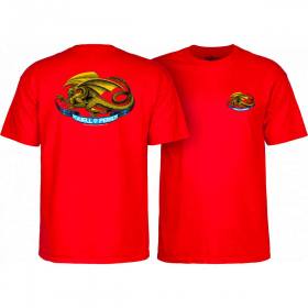 Powell Peralta Oval Dragon Youth T-Shirt - Red