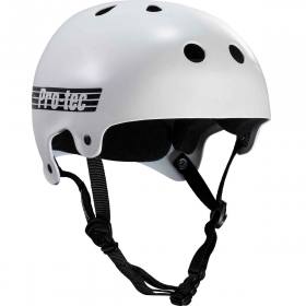 Pro-Tec Old School Skate Helmet - Gloss White
