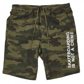 Santa Cruz Mixed Up Sweat Shorts - Forest Camo
