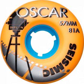 57mm 81a Seismic Oscar Defcon Wheels - Mango