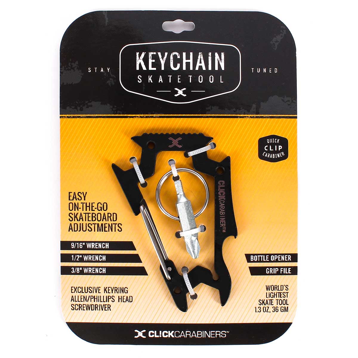 【新品未開封】SK8OLOGY CARABINER SKATE TOOL【廃盤】 SK8OLOGY Carabiner Skate Tool II - Black | SoCal Skateshop
