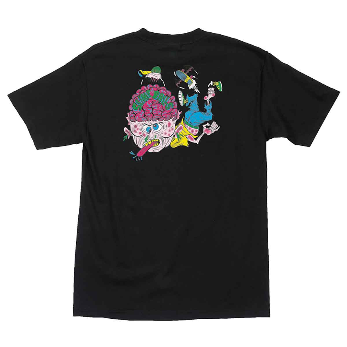 Slime Balls Eat Slime T-Shirt - Black | SoCal Skateshop