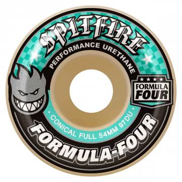 Spitfire Formula Four Conical Full Skateboard Wheels - Natural 