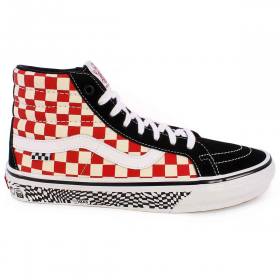 Vans Skate Jeff Grosso '84 SK8-Hi Reissue Shoes - Black/Red/Checkerboard