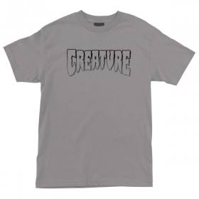 Creature Logo Outline T-Shirt - Warm Grey