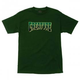 Creature Logo T-Shirt - Forest Green w/ Black