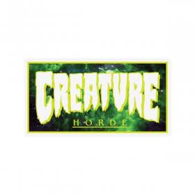 Creature Space Logo Mylar Sticker - Multi 5.25" x 2.75"