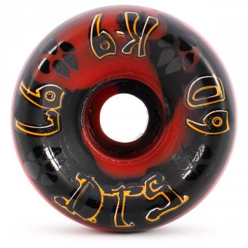 Dogtown K-9 80's Single Conical Skateboard Wheels - Red/Black 