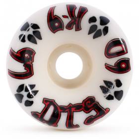 60mm 97a Dogtown K-9 80's Single Conical Wheels - White
