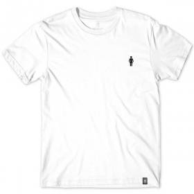Girl Micro OG Embroidered T-Shirt - White