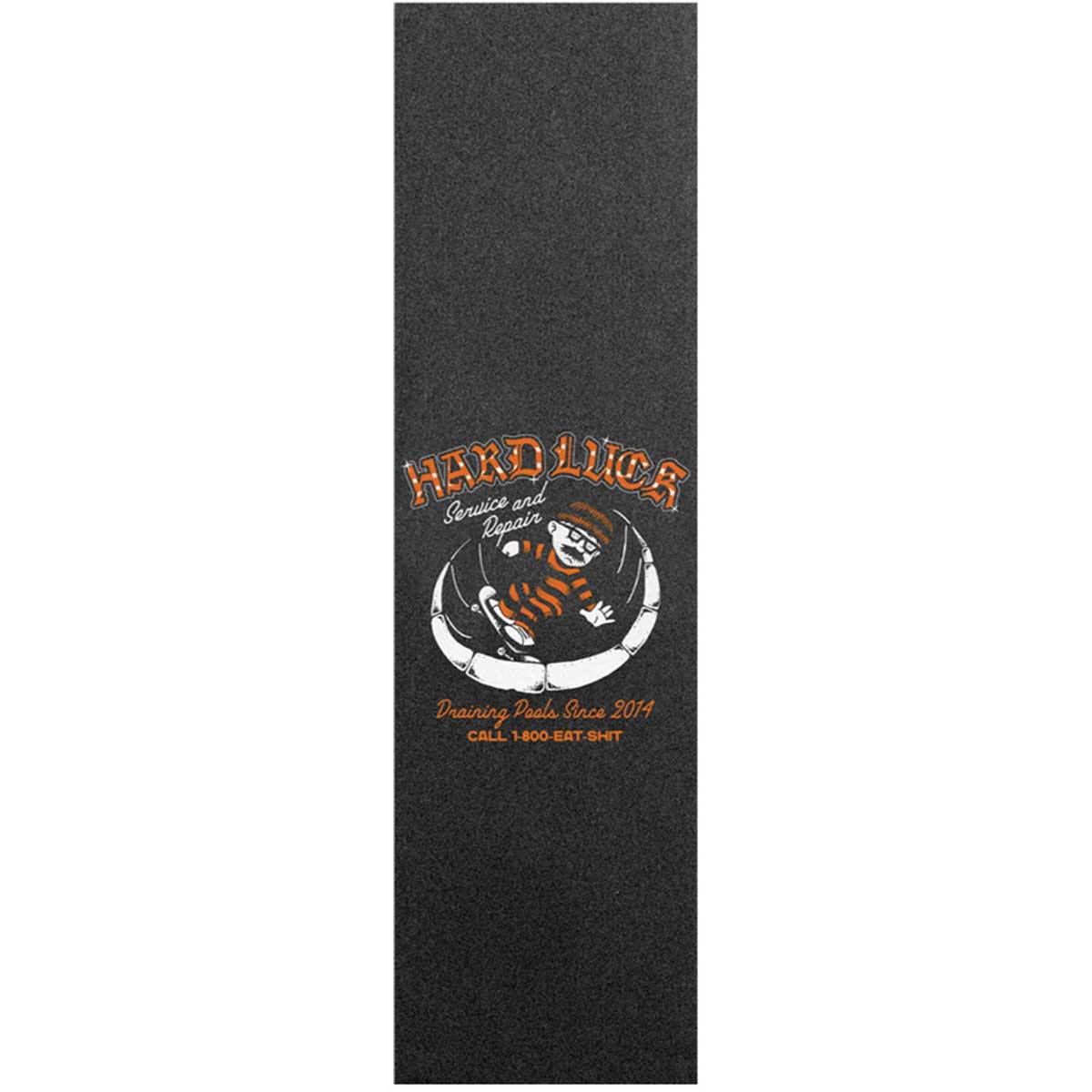 9x33 Hard Luck MFG Pool Service Graphic Griptape - Black