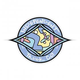 Independent Trucks Essence Clear Mylar Sticker - Assorted Colors 6" x 4"