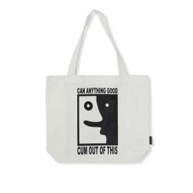 Polar Skate Co. Anything Good? Tote Bag - White