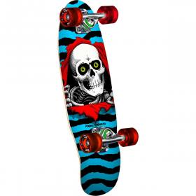 Powell Peralta Micro Mini Ripper Complete Skateboard - Blue 7.5x24