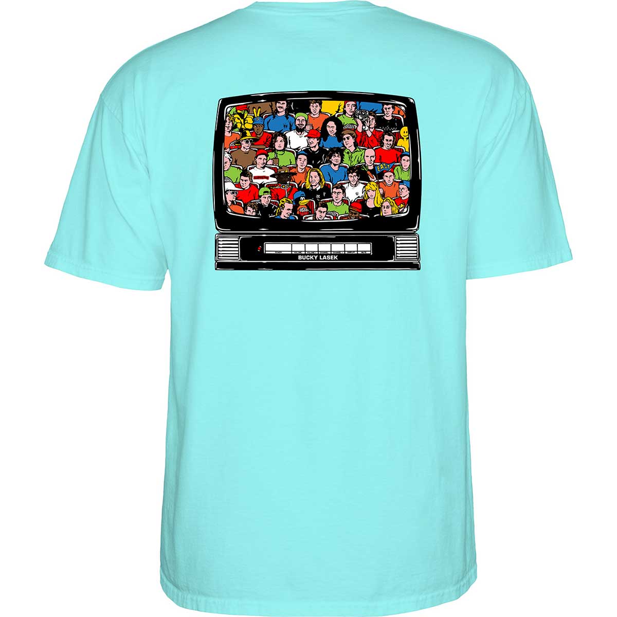 Powell Peralta Bucky Lasek Stadium T-Shirt - Celadon | SoCal Skateshop