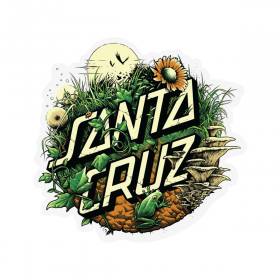Santa Cruz Nature Dot Mylar Sticker - 5" x 4.75"